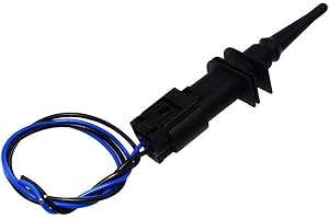 JUMBO AUTO PARTS Ambient Outside Air Temperature Sensor & Wire Harness for BMW 335i 528i 750i M3
