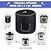 Dust Proof Cover for 6 Quart Instant Pot and Electric Pressure Cooker,Evermarket Decorative Appliance Cover with Pocket for Accessories
