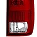AKKON - For 97-03 Ford F150 99-07 F250 F350 Super Duty Red Clear LED Tube Tail Lights Lamps Pair Left and Right