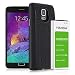 YISHDA Note 4 Battery,7000mAh Extended Battery for Samsung Galaxy Note 4 with Back Cover & TPU Case for N910 N910U N910V N910T N910A N910P | Galaxy Note 4 Battery Replacement [18 Month Warranty]