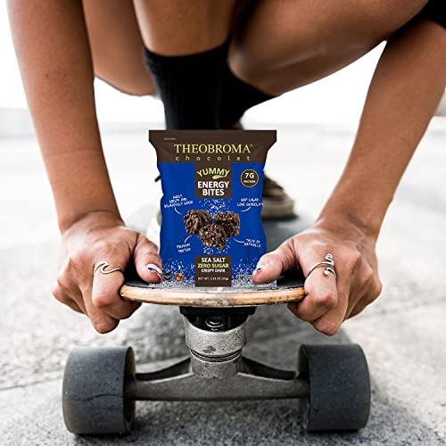 Theobroma Chocolat Sugar Free Dark Chocolate and Sea Salt Protein Bites