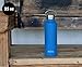 MIRA Alpine Stainless Steel Vacuum Insulated Water Bottle with 2 Lids - Thermos Flask Keeps Water Cold for 24 Hours, Hot for 12 Hours - Hydro Bottle BPA-Free Cap - 25 oz (750 ml) - Hawaiian Blue