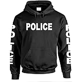 POLICE - cops sheriff deputy Adult Unisex Warm Novelty Duty Hoodie