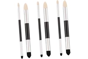 Liyquint 6 pcs Artist Blending Sponge Pen Dual Tip Reusable Drawing Art Soft Oil Pastel Blending Tools Washable Sketch Rubbin