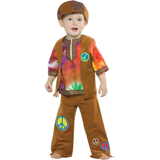 Rasta Imposta Child's Toddler Hippie Boy Costume (Size 3