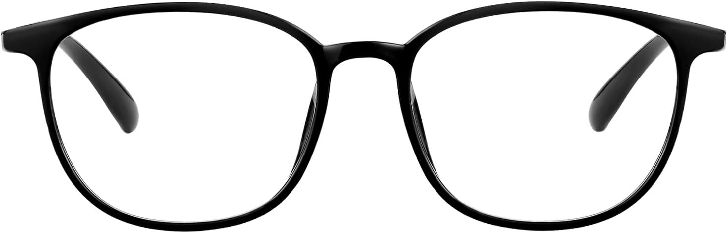 Blue Light Blocking Glasses Women, Lightweight TR90 Frames Anti-Glare Clear Lenses Computer Glasses