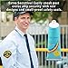 3-Pack LEAK-PROOF 9.7oz Secret Beverage Flask Containers Hidden Sunscreen Bottles - 30 Leak-Proof Seals - 6 FREE Resealable Water Bottle Caps (Original Design)