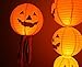 Charmed 10 inch Halloween Jack o Lantern Pumpkin Paper Lanterns Orange (10 Count)