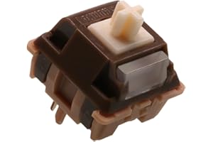 BGKYPRO Caramel Latte V2 Linear Pre-Lubed 5-Pin MX Mechanical Keyboard Switches - 45g Gaming & Typing Switch with Smooth Linear Response, Hot-Swappable for Custom Keyboards