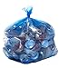 Plasticplace 32-33 Gallon Recycling Trash Bags, 1.2 Mil, Blue Garbage Liners, 33” x 39” (100 Count)