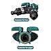 PATHONOR 2 Way Y Hose Connector, All Metal Body Garden Hose Splitter Grip Garden Hose Y Valve Garden Hose Splitter with 3 Adapter 3 Washers for House Lawn Patio Garden Orchard.