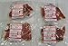 Hickory Smoked Dry Sugar Cured Slab Bacon 2 Lb with 4-3 oz Pkgs of Ham Biscuit Cuts Combo