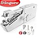 Stingsew Portable Sewing Machine, Mini Sewing Professional Cordless Sewing Handheld Electric Household Tool - Quick Stitch Tool for Fabric, Clothing, or Kids Cloth Home Travel Use