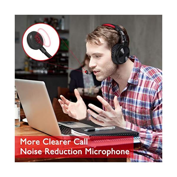 OneOdio-Bluetooth-Headphones-Over-Ear-Wireless-Bass-Boosted-Stereo-Hi-Fi-Sound-80-Hrs-Playtime-with-Studio-Music-Level-Sound-Quality-50mm-Neodymium-Speaker-Foldable-Headphone-with-Mic OneOdio Bluetooth Headphones Over Ear Wireless Bass Boosted Stereo Hi-Fi Sound 80 Hrs Playtime with Studio Music Level…