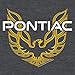 Tee Luv Pontiac Firebird Shirt - Vintage Pontiac Car Logo Shirt (Charcoal Heather) (L)