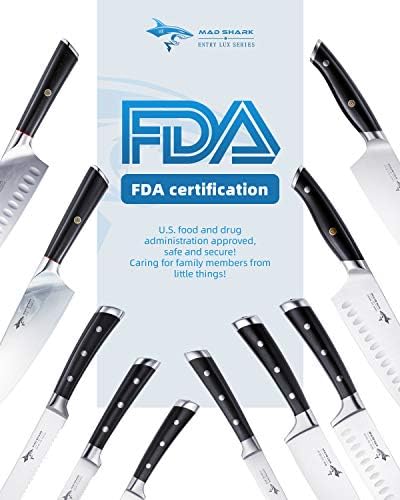 Finders Santoku Knife Mad Shark Pro Kitchen Knives 8 Inch