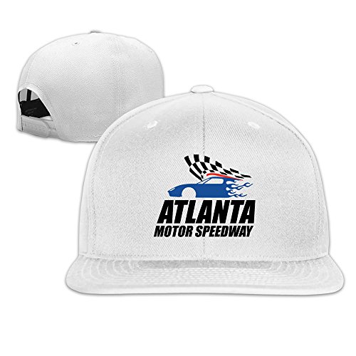 Atlanta Motor Speedway Man Woman Baseball Hat White
