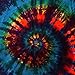 Extreme Rainbow Tie-Dye - 100% Cotton Duvet Cover Set by Brightside - Full/Queen