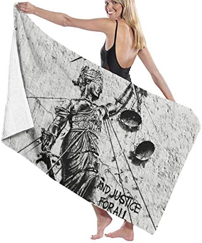 Metallica With Justice Ultra Soft Super Water Absorbent Travel Beach Bath Towel - 32in X 52in