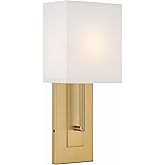 Crystorama Brent 1 Light Vibrant Gold Sconce
