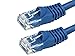 iMBAPrice Cat6 (1 Feet) Ethernet Network Patch Cable, LAN, UTP RJ45 Internet Cat 6 Cable (10 Pack) Blue, Compatible with Personal Computer
