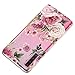 Galaxy A9 2018 Case, A9 Star Pro Case, Gift_Source Thin Soft Silicone Clear Phone Case Flower Design Flexible TPU Bumper Protective Cover for Samsung Galaxy A9 2018/A9 Star Pro/A9s 6.3
