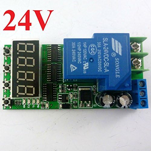 Electrical Equipments Io23C01_24V Dc 24V 30A Multifunction Timer Delay Relay Module High Power On/Off Adjustable For Plc Motor Led Pump