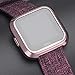 QIBOX Screen Protector Case Compatible Fitbit Versa, 2-Pack TPU Rugged Bumper Case Cover All-Around Protective Plated Bumper Shell Compatible Fitbit Versa Smartwatch
