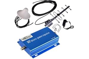 BULIPU 850MHz CDMA Mobile Repeater for 3G/4G Verizon Cell Phone Signal Repeater Booster Amplifier Extender+Yagi kit