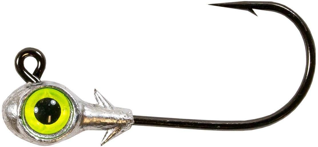 Z Man Trout Eye Jigheads 1/4 Oz 3pk Swim Bait Jig Head Fishing Hooks