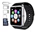 eMARS gt821iwa Smart Watch Gt08 Bluetooth with SD Card and Sim Card Slot for Android Samsung S5/S6 Note 4/5 HTC/Sony/LG and iPhone 5/5S/6/6 Plus Smartphones - 16 GB - Sliver
