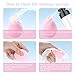 Makeup Beauty Sponge Set - 6 Pack Latext-free Soft Polyester Makeup Blender Sponges with 2 Blender Holder Multi-Purpose Flawless Smooth for Liquid Foundation BB Creams Powders Concealer Multi Color