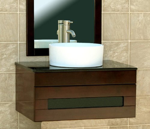 30 "armario de madera maciza mueble montado en la pared baño buque