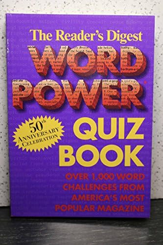 Reader's Digest Word Power Quiz Book: 1,000 Word Challenges from