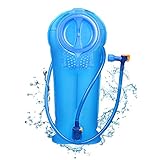 Unigear Hydration Water Bladder Reservoir BPA Free FDA Approved and Taste Free for Backpacking, Biking, Hiking and Camping (Blue, 2L)