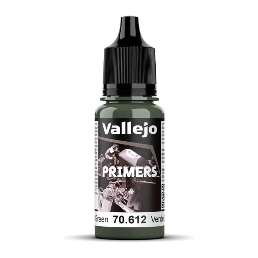 Vallejo Model Color 17 ml Polyurethane Primer - NATO Green