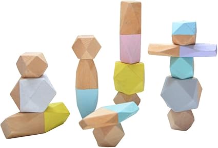 wooden balancing blocks