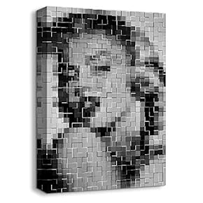 Canvas Wall Art Abstract Famous Pictures Painting Artwork for Home Prints Framed - 12x18 inches