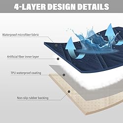 TOMORO Non-Slip Sofa Slipcover - 100% Waterproof