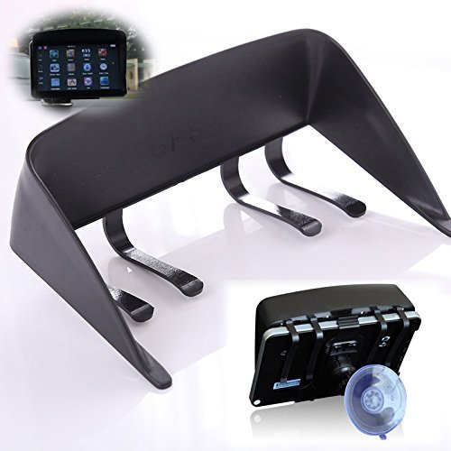 image for ASUKALA GPS Sun Shade, GPS Navigator lens hood Visor Anti Reflective f