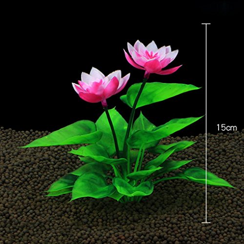 Aquarium Fish Tank [Simulated Aquatic Grass], Fish Tank Plastic Decoration Aquarium Green Plants Water Grass Ornament Plant (D)