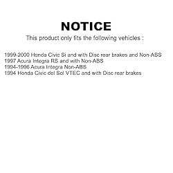 Front Rear Wheel Bearing And Hub Assembly Kit For