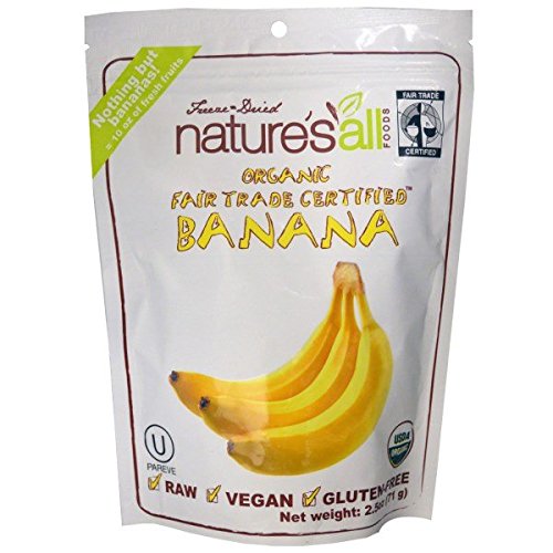 Nature's All, Organic Banana, 2.5 oz(Pack of 1)