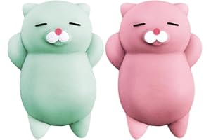 Nutty Toys Squishy Cat Set - 2" Soft Silicone Kawaii Kitties, Top Stress Relief Toy 2025 Unique Gifts for Teens Kids Women Men Adults Best Teenage Girls Teen Boy Tween Christmas Stocking Stuffers Idea