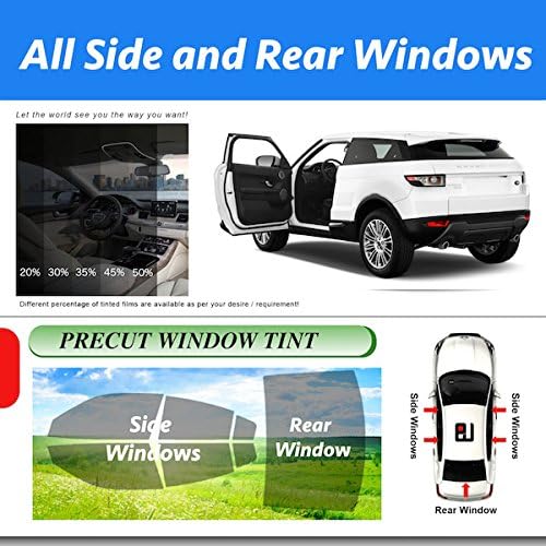 Precut Toyota FJ Cruiser All Side and Rear Windows Tint Model 2007 2008 2009 2010 2011 2012 2013 2014