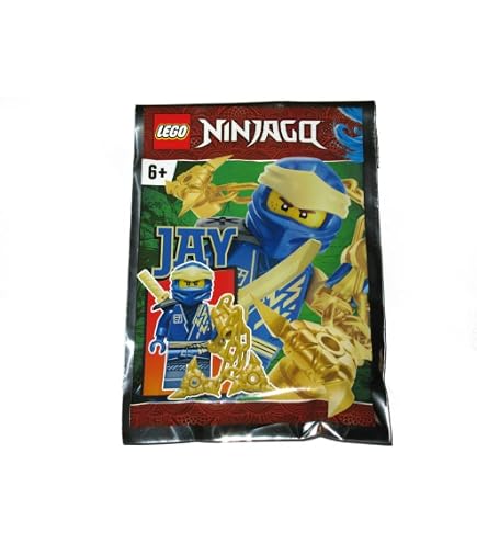 LEGO Ninjago Minifigure - Jay Zukin Robe Jungle Blue Ninja with