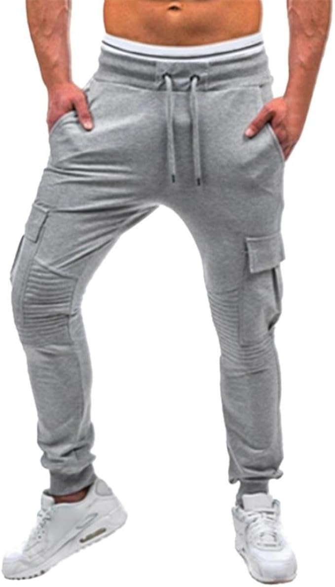 Amazon Co Jp Daisuki メンズ ロングパンツ メンズ スウェット パンツ スリム スキニー スウエット 大きいサイズ スポーツウエア ジャージー おしゃれ L グレー 服 ファッション小物