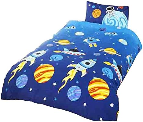Rockets Childrens/Boys Single (Twin) Duvet Cover Bedding Set (Twin) (Multicolored)