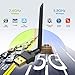 EDUPLINK WiFi Adapter ac 1300Mbps Wireless USB Adapter 5GHz/2.4GHz Dual Band 1200Mbps USB Adapter 2dBi External Antennas Supports Windows XP,Win Vista,Win 7,Win 8.1, Win 10,Mac OS X 10.6-10.13