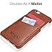 KAVAJ iPhone 6S/6 Case Cover Leather Tokyo Cognac Brown - Genuine Leather Back Cover with Business Card Holder. Slim Fit Back Cover As Premium Accessory for Original Apple iPhone Doubles As A Wallet